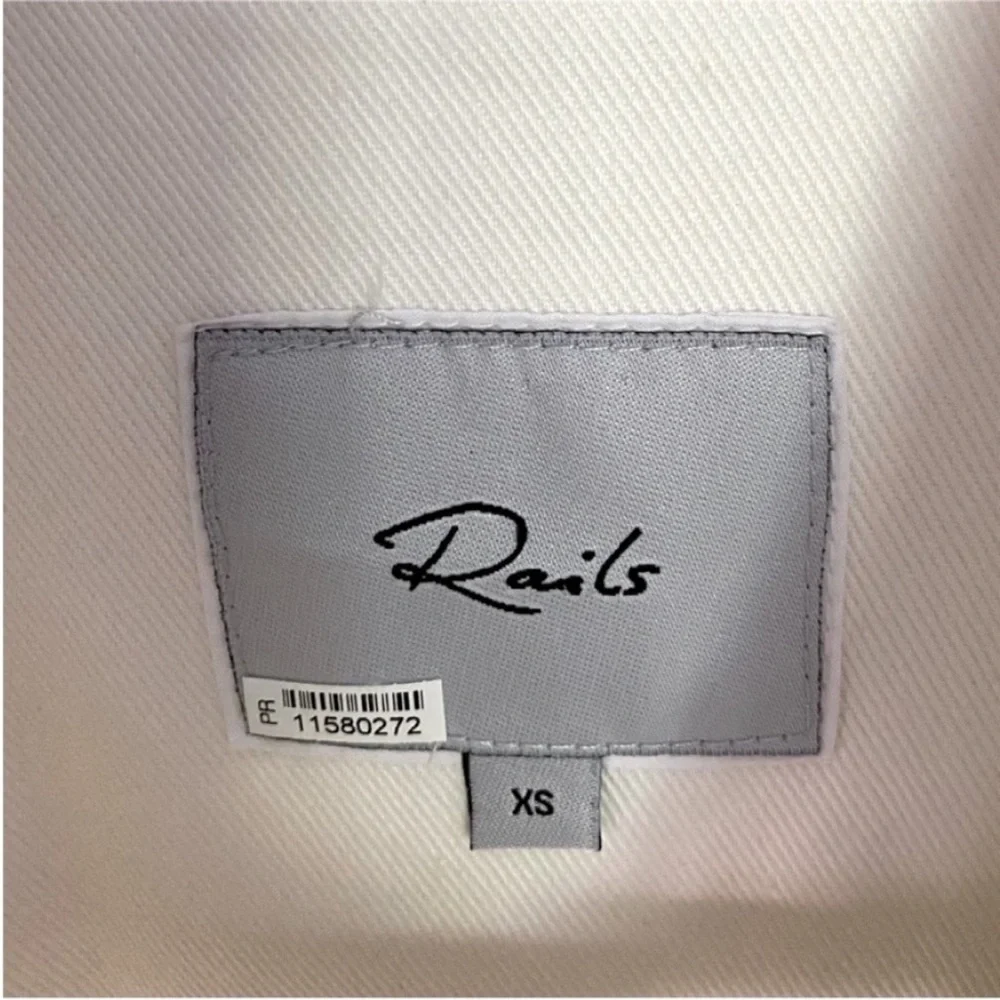 Rails Women’s Dress Danica Denim Jeans Dress Mini Button Down White Size XS - Picture 8 of 11
